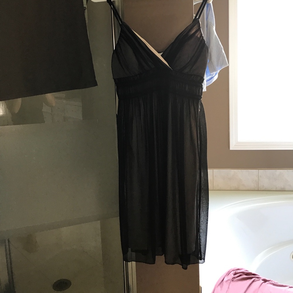 Black cocktail dress