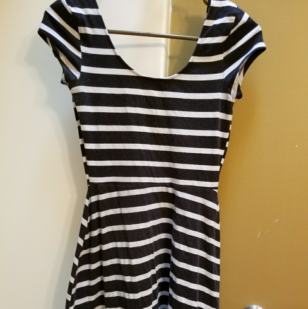 Black and white dress