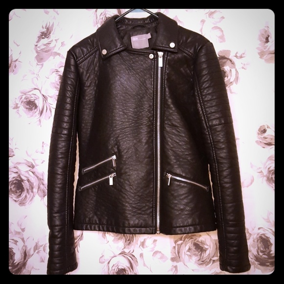 Asos Jackets & Blazers - ASOS Vegan Leather Jacket (Tall)