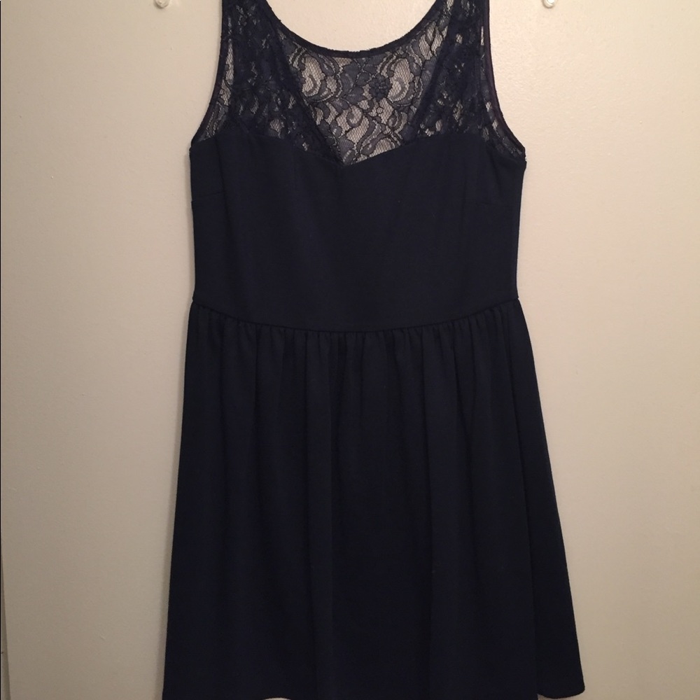 Navy Aqua dress. Excellent condition!