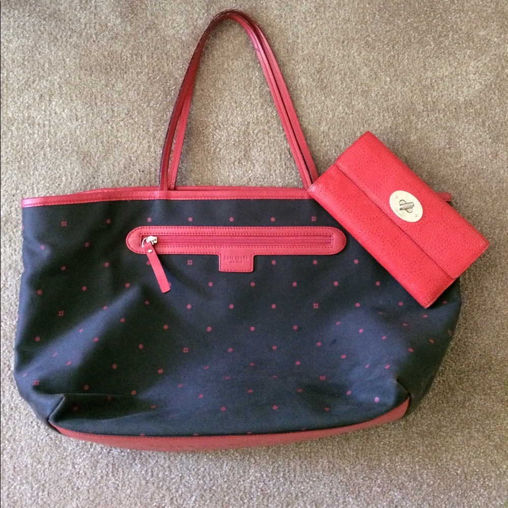 Kate Spade tote & wallet set - 2 for 1!!!