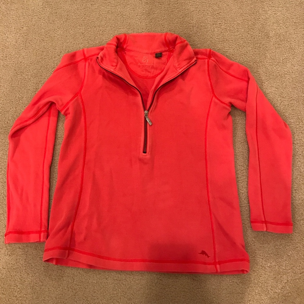 Tommy Bahama Neon Coral Pullover