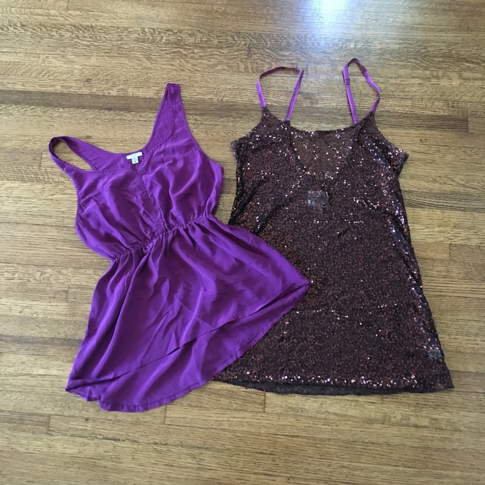 Sequence And Silk Tops