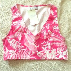 Beautiful Bold Crop Top NWT size M Zara