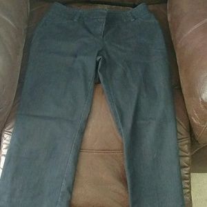 Denim Dress Pants