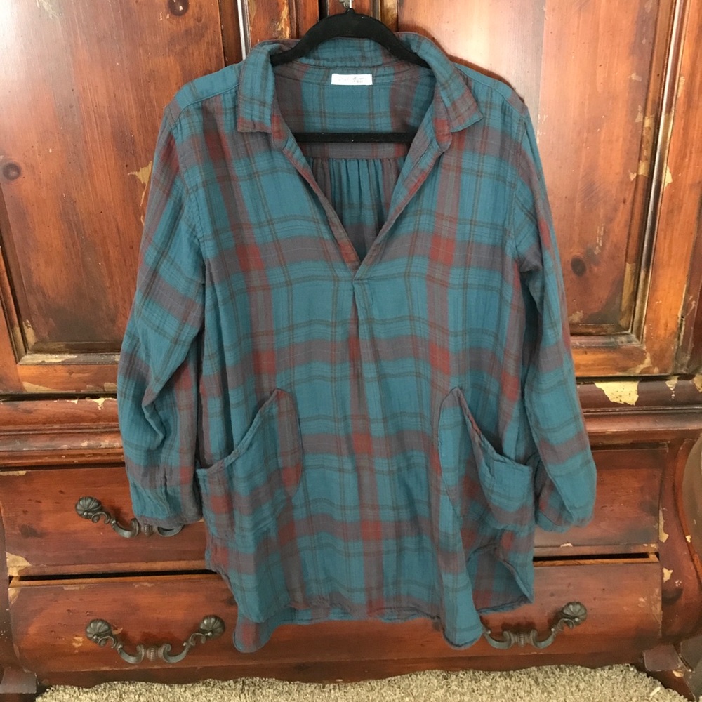 Free People Flannel Dress
