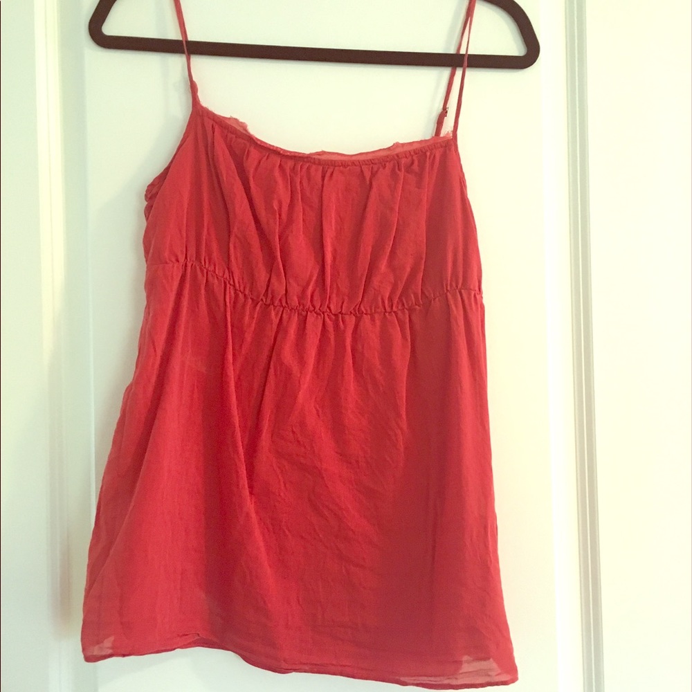 Red tank top