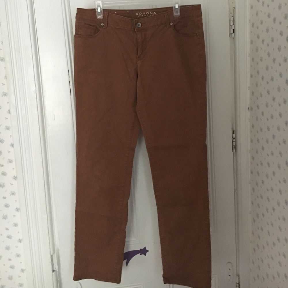 brown sonoma jeans size 12