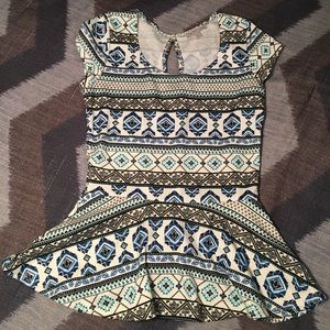 Patterned Dressy Shirt