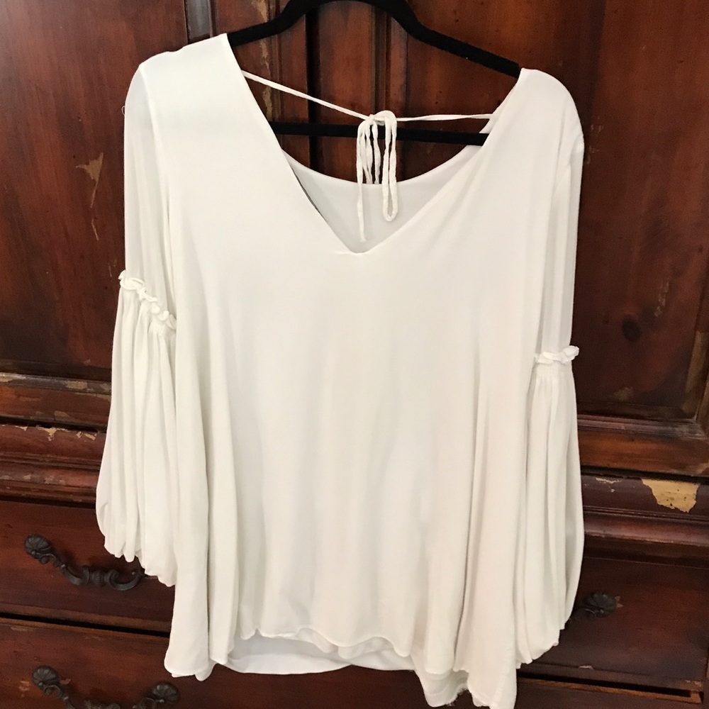 White Long Sleeve Dress