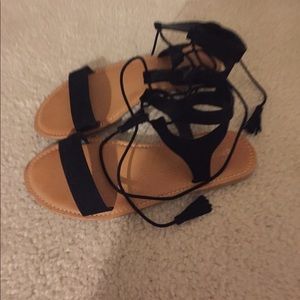 Black sandals