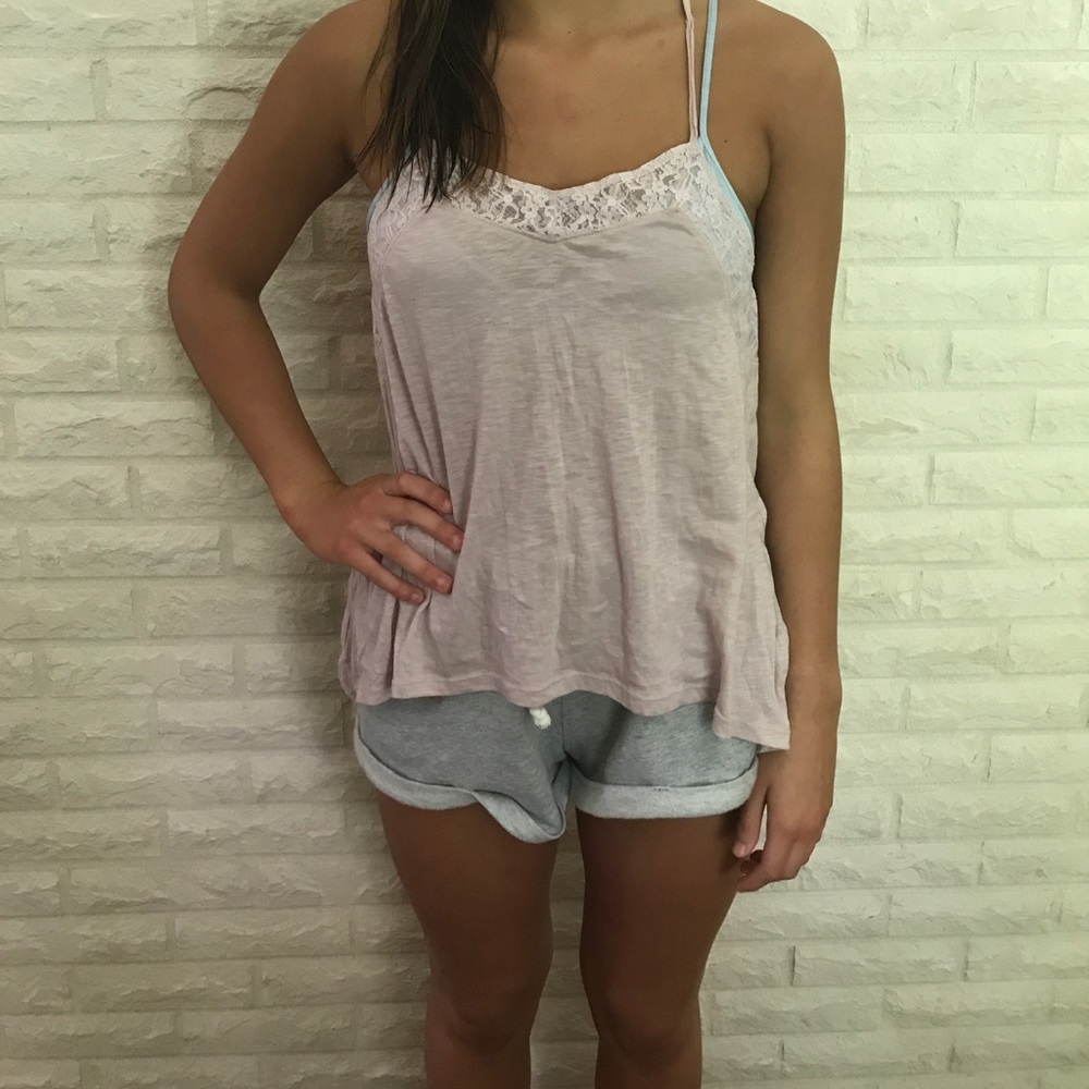 Dainty, lace tank