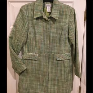 💚Worthington Plaid Jacket Women's Size 10 💚