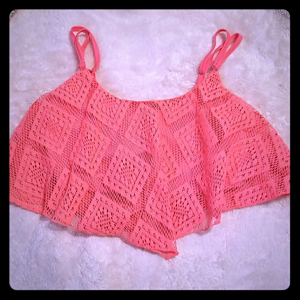 Sexy pink crop top