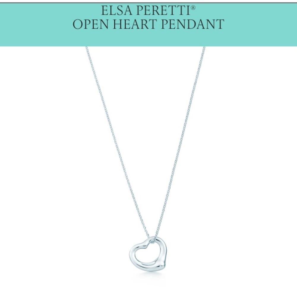 Tiffany & Co. Elsa Peritti Open Heart Pendant