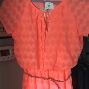 Bright orange dress NWT!! BEAUTIFUL COLOR!