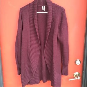 Nordstrom Frenchi Maroon Cardigan XL