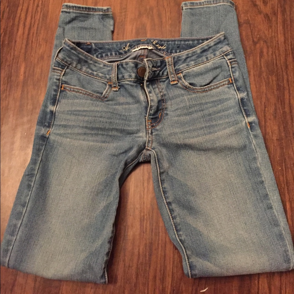 American Eagle Super Stretch Light Wash Jeans