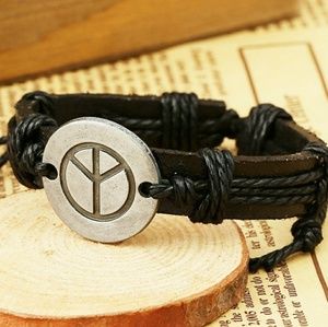 Peace and love bracelet