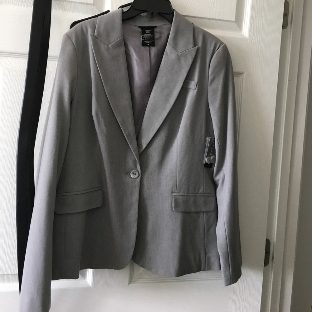 Grey Professional Suit Jacket