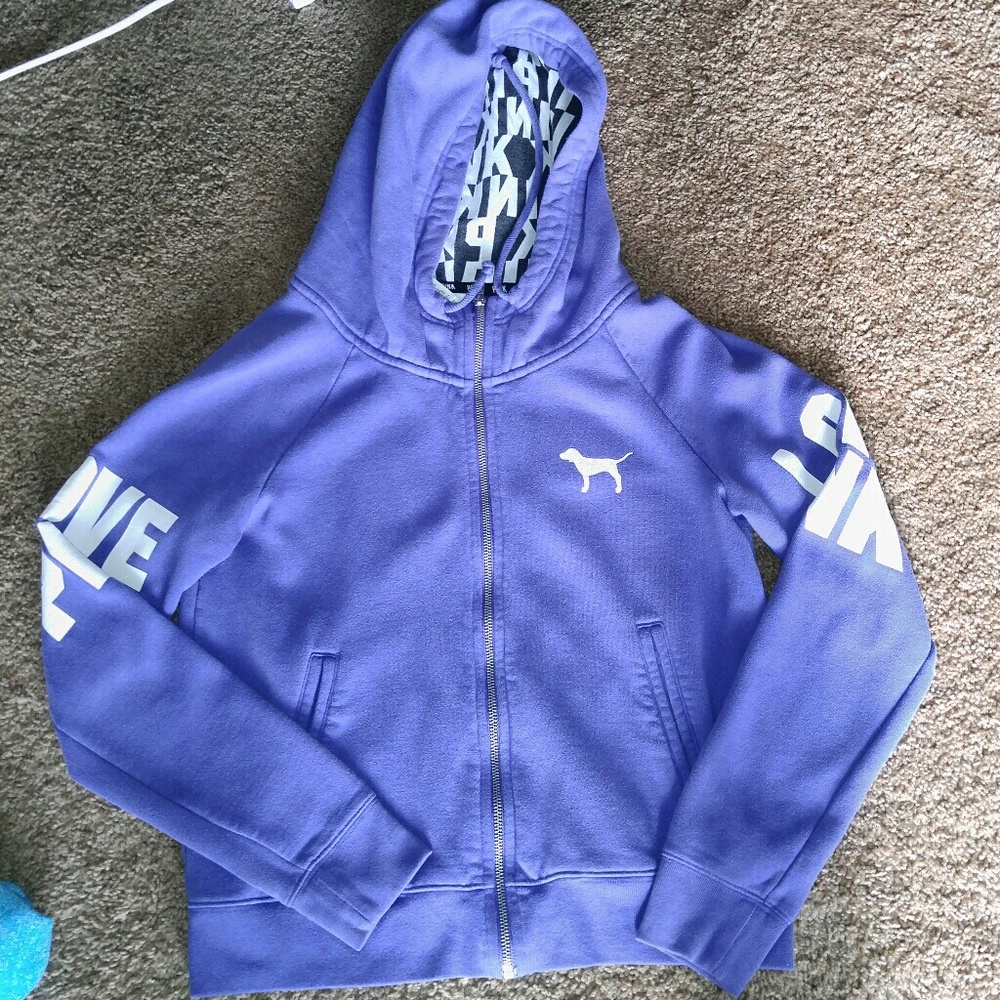 Purple victorias secret zip up
