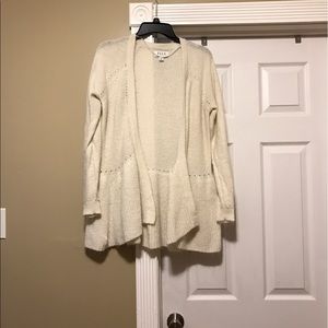 Cream colored cardigan