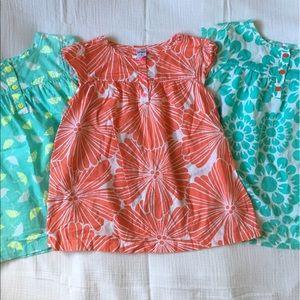 Lot of 6 Girl's Carter's Tops - size 6