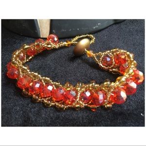 Hand Sewn Right Angle Weave Fashion Bracelet