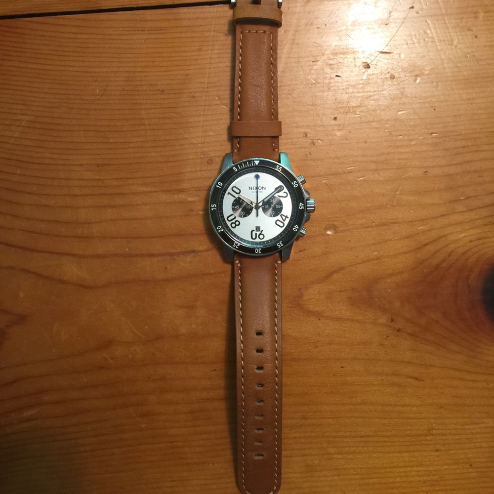 Nixon Ranger Chrono Leather Watch