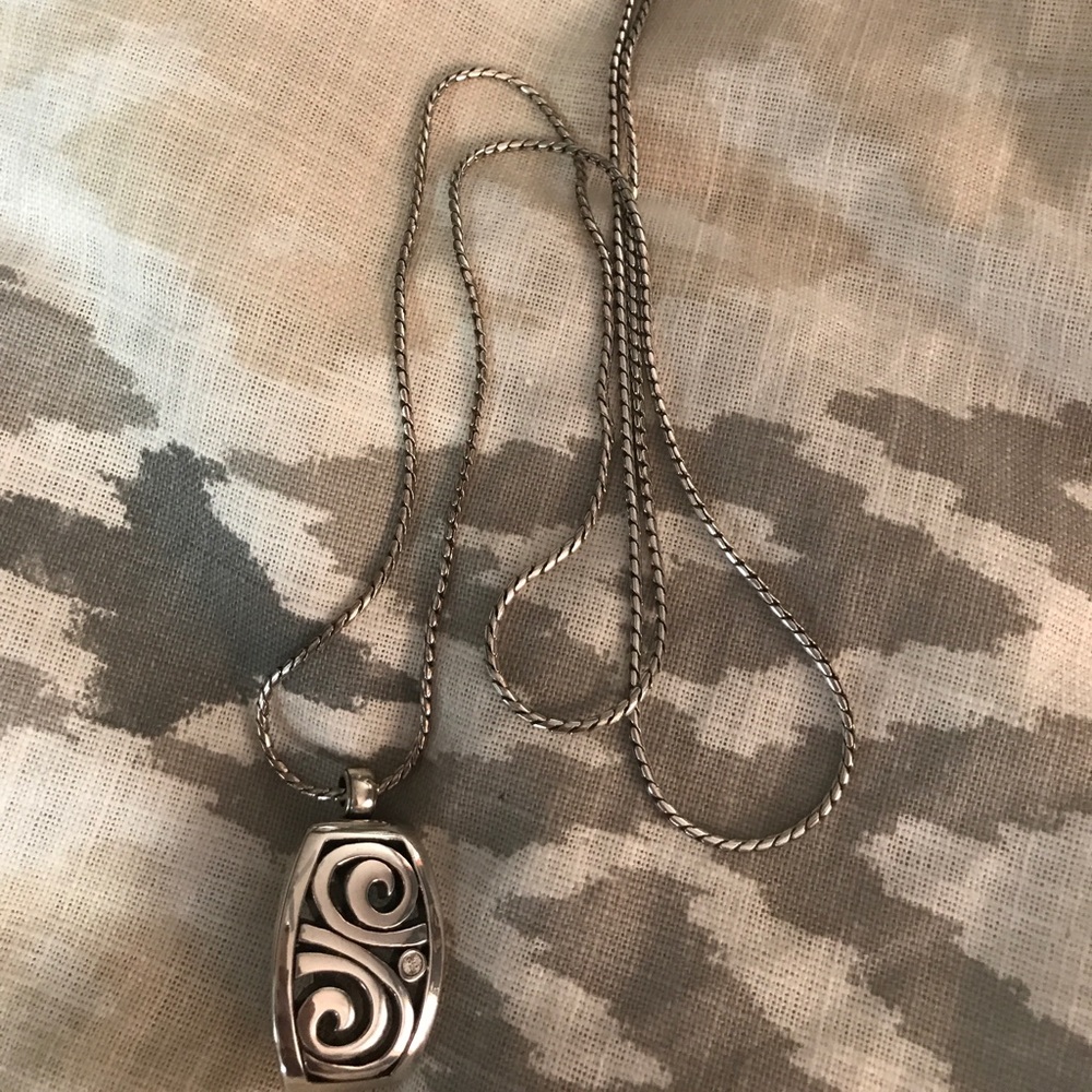 Brighton Badge holder/pendant necklace