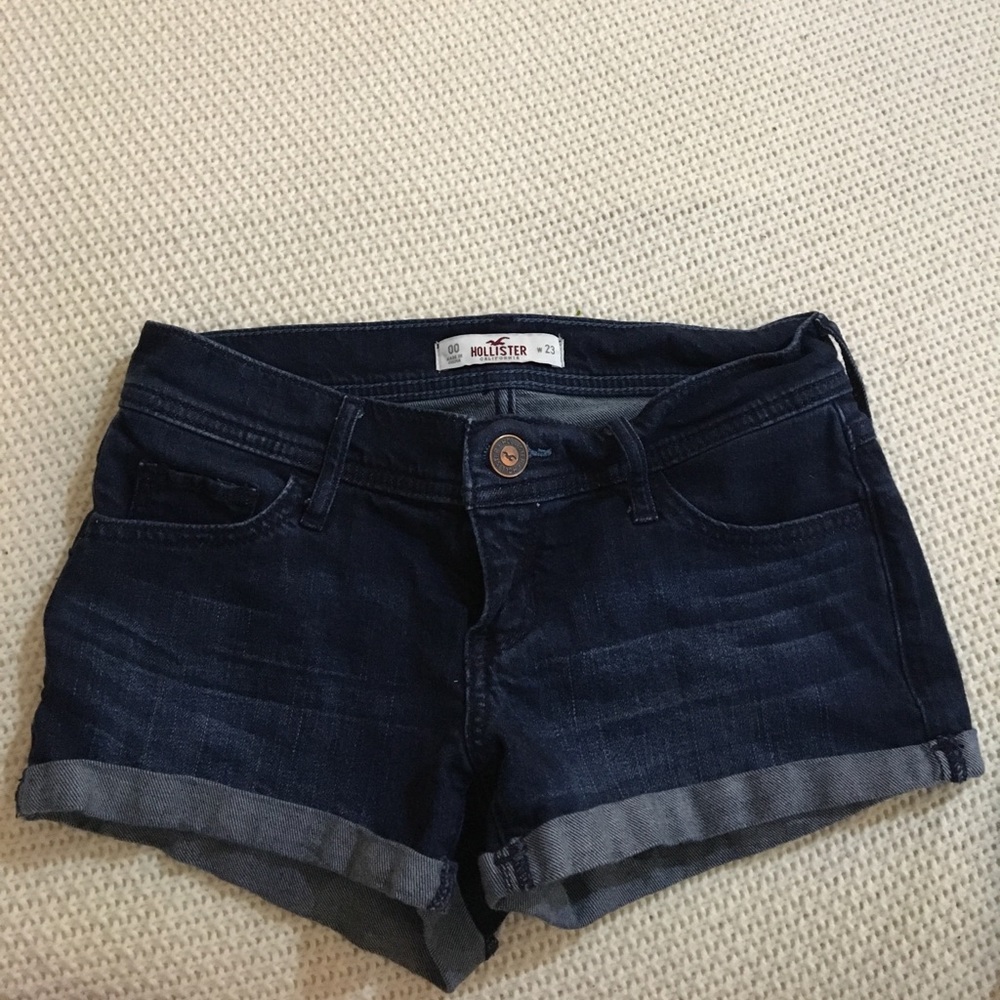 Hollister Denim Dark Wash Shorts