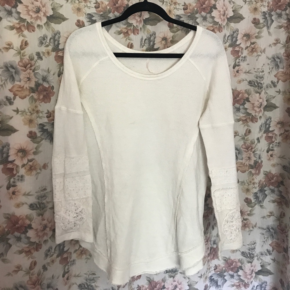 Free People Thermal. Embellished Cuff.