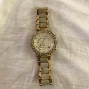 Michael Kors Parker Gold Stainless Steel Watch