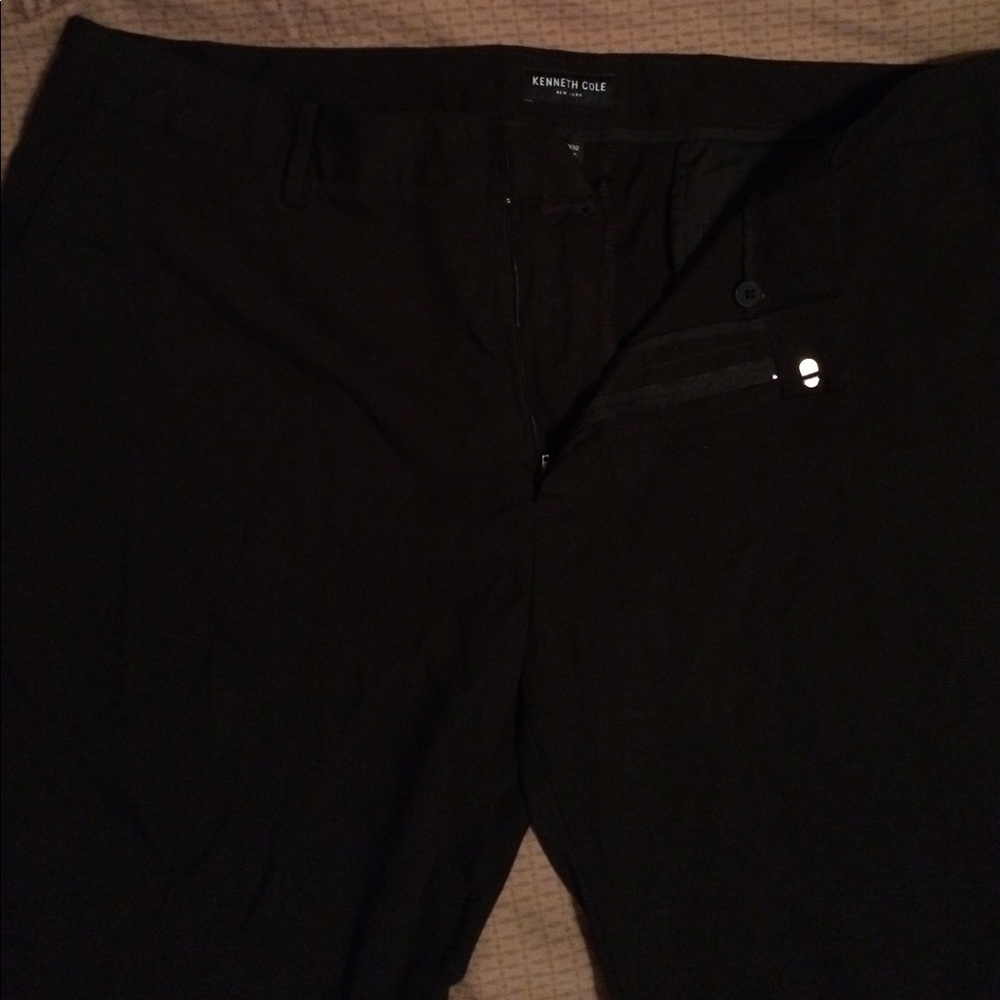 Kenneth Cole 40/32 Black Dress Slacks