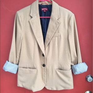 Merona tan blazer 12