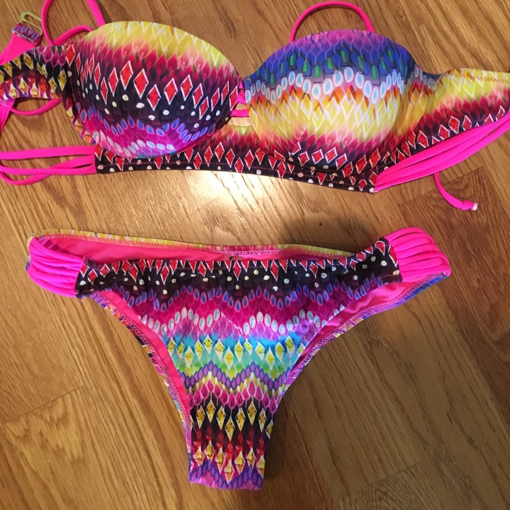 Two piece swim suit