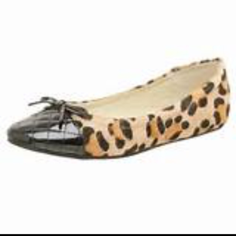 Steve Madden Tipie leather and calf hair flats 6