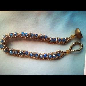 Hand Sewn Right Angle Weave Fashion Bracelet