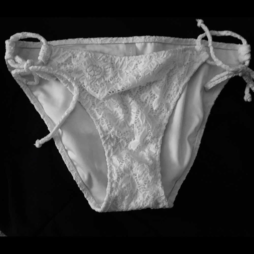 Victoria secret white bikini bottoms (BOGO)