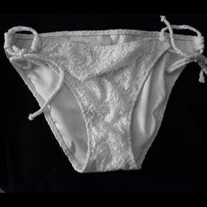 Victoria secret white bikini bottoms (BOGO)