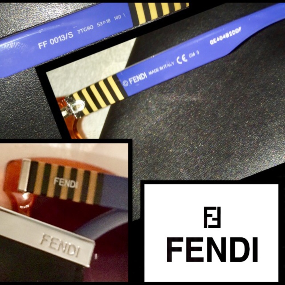 FENDI UNISEX SUNGLASSES CAN B PRESCRIPTION - Picture 4 of 8