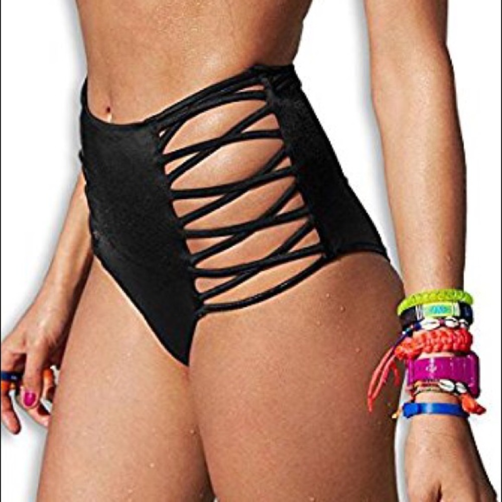 Victoria's Secret Pink high waist swim bottom