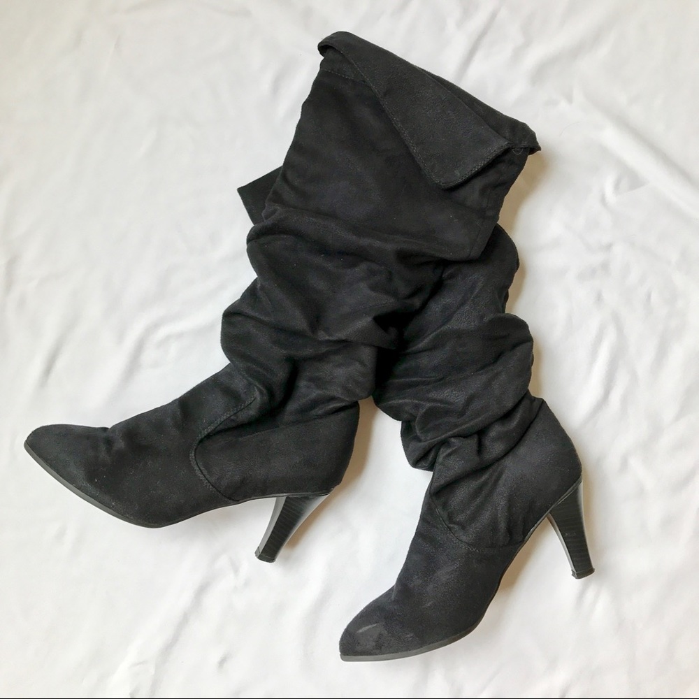!! Closet Closing !! Suede Heeled Boots