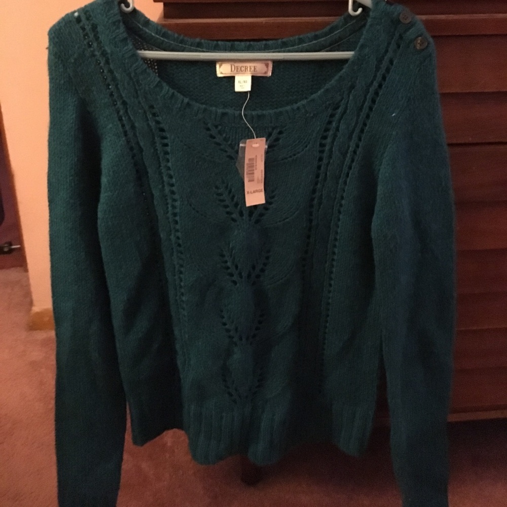 Decree blue sweater