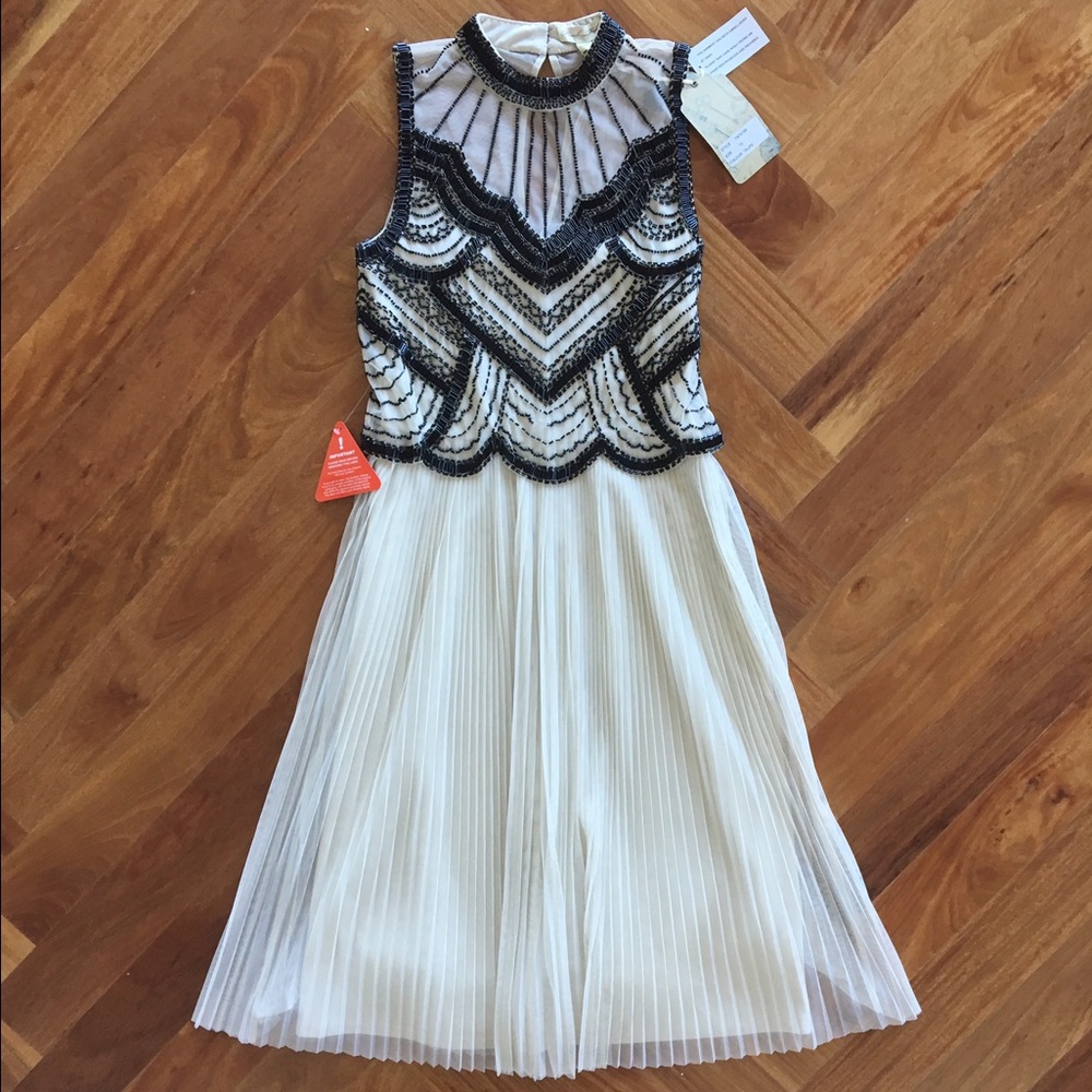 MARKED DOWN Embellished Frock & Frill 1920s dress