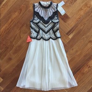 MARKED DOWN Embellished Frock & Frill 1920s dress