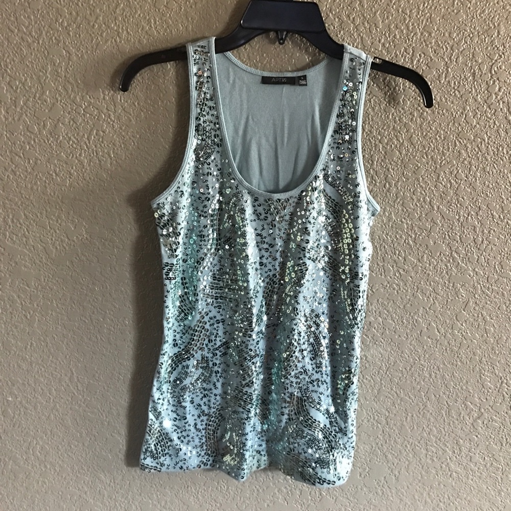 Apt 9 sequin tank top