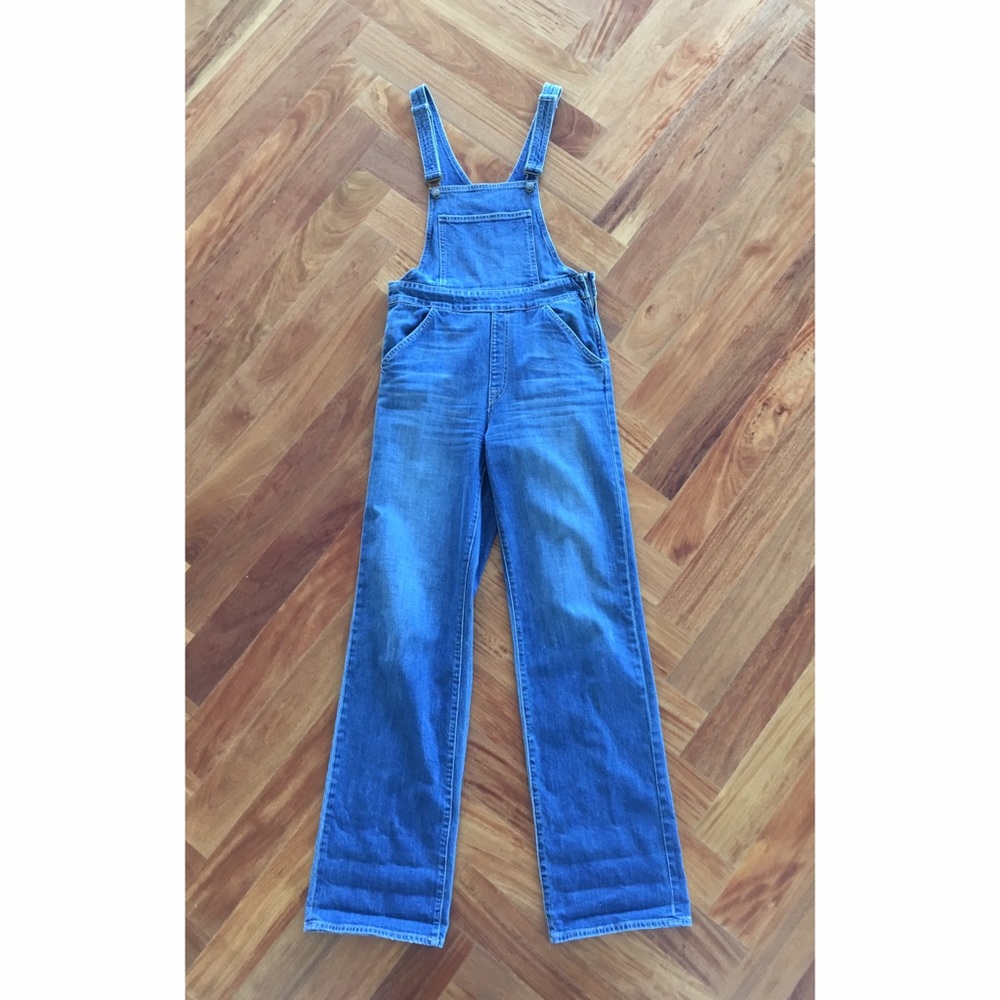 MARKED DOWN Wildfox denim overalls in size L
