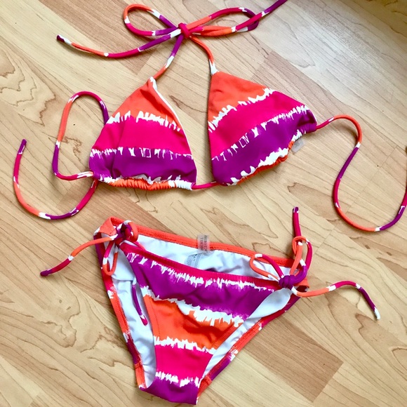 Victoria's Secret Tie Dye String Bikini - Picture 1 of 6