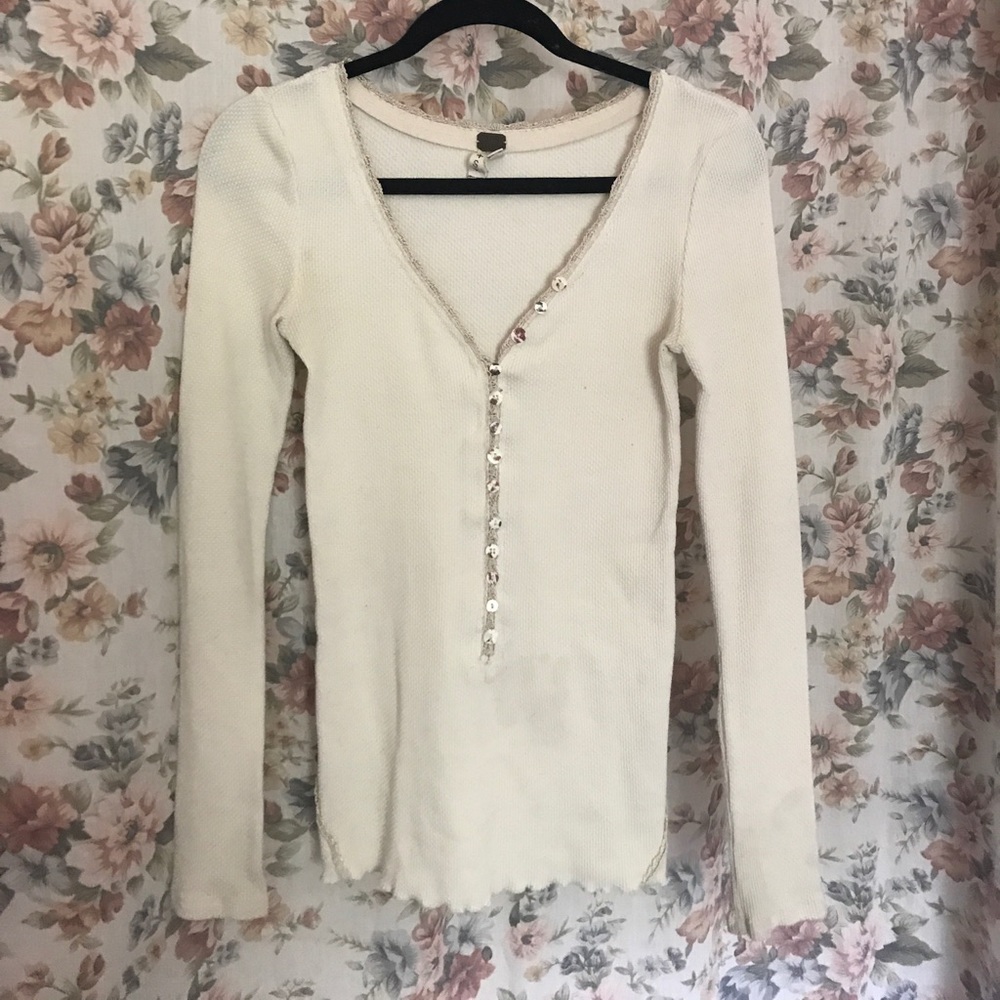 Free People Button Front Twilight Thermal.